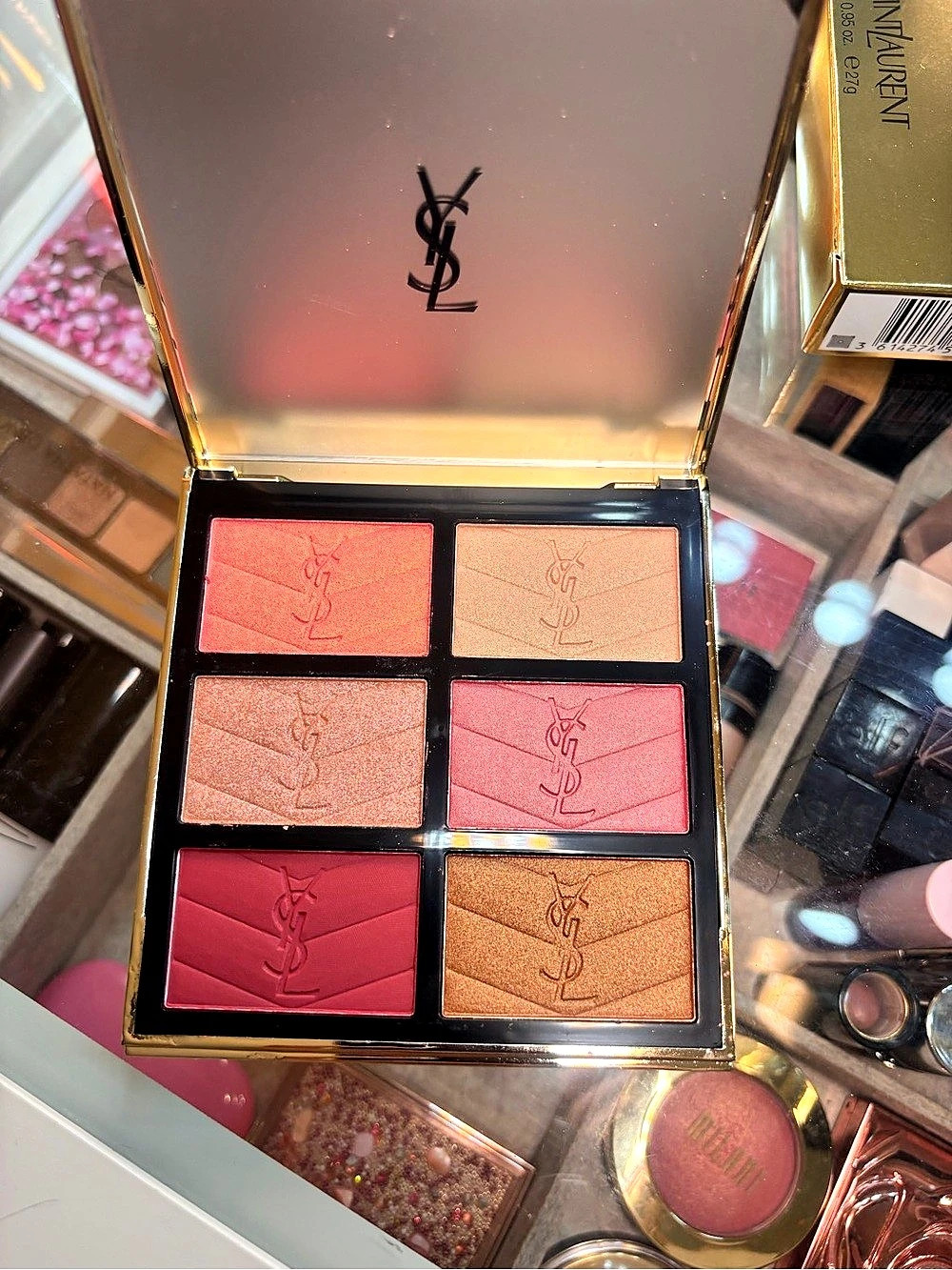 Yves Saint Laurent Golden Oasis Face Palette Pink & Gold
